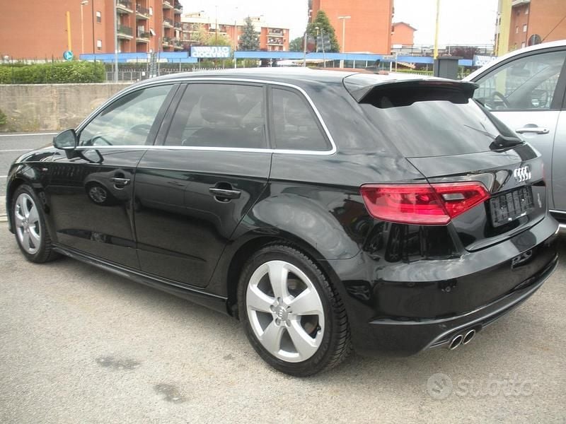 Usata Audi A3 S-Line 150 CV (110 kW) 2017 Nero Berlina