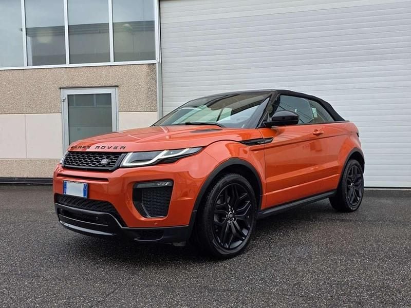Usata Land Rover Range Rover evoque HSE Dynamic 179 CV (131 kW) 2016 Arancione Cabrio