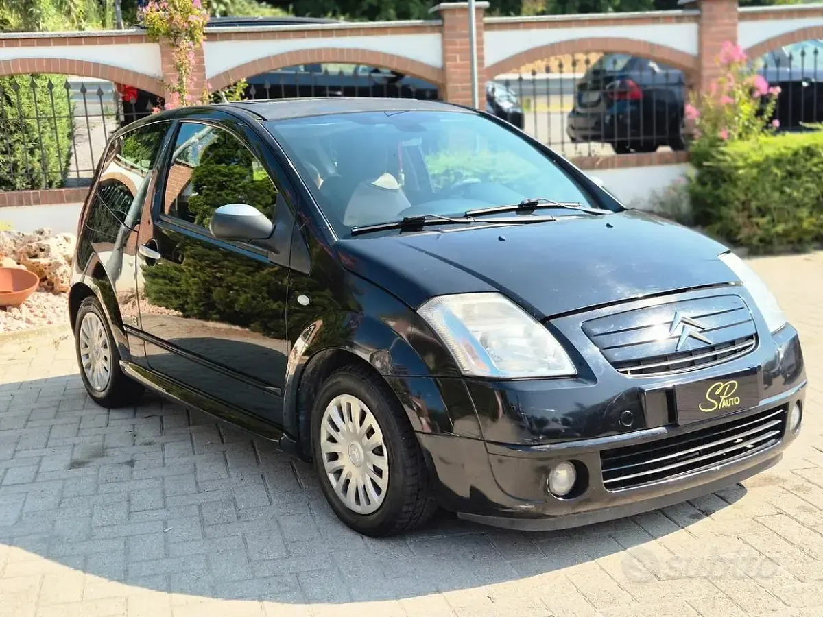 Usata Citroën C2 68 CV (50 kW) 2008 Nero Utilitaria