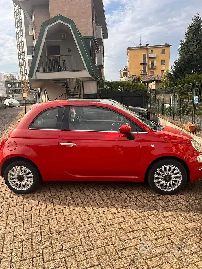 Usata Fiat 500 Lounge 69 CV (50 kW) 2016 Rosso Berlina