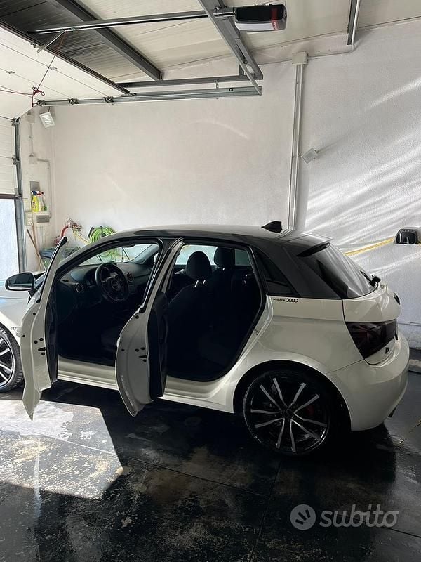 Usata Audi A1 90 CV (66 kW) 2014 Bianco Utilitaria