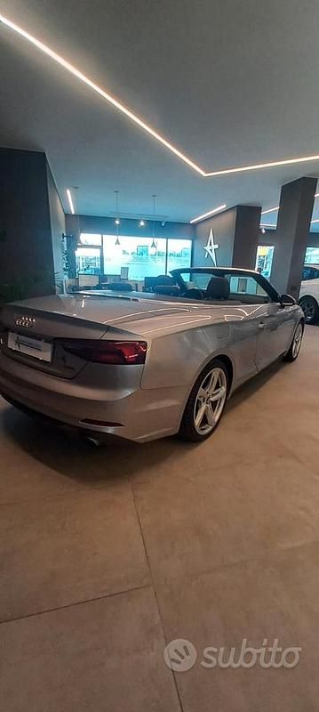 Usata Audi A5 252 CV (185 kW) 2018 Grigio Cabrio