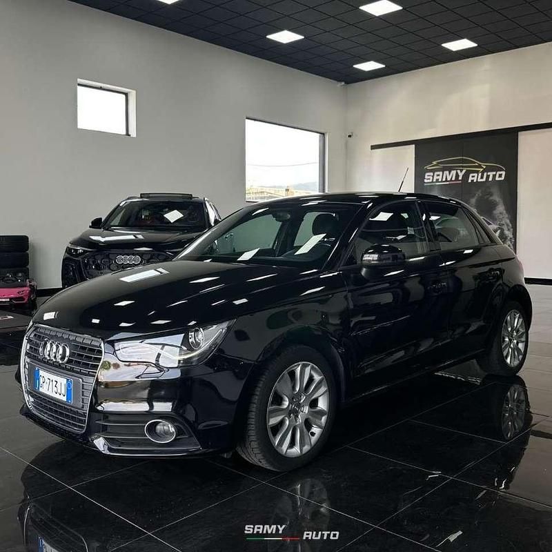 Usata Audi A1 Sportback 105 CV (77 kW) 2012 Nero Utilitaria