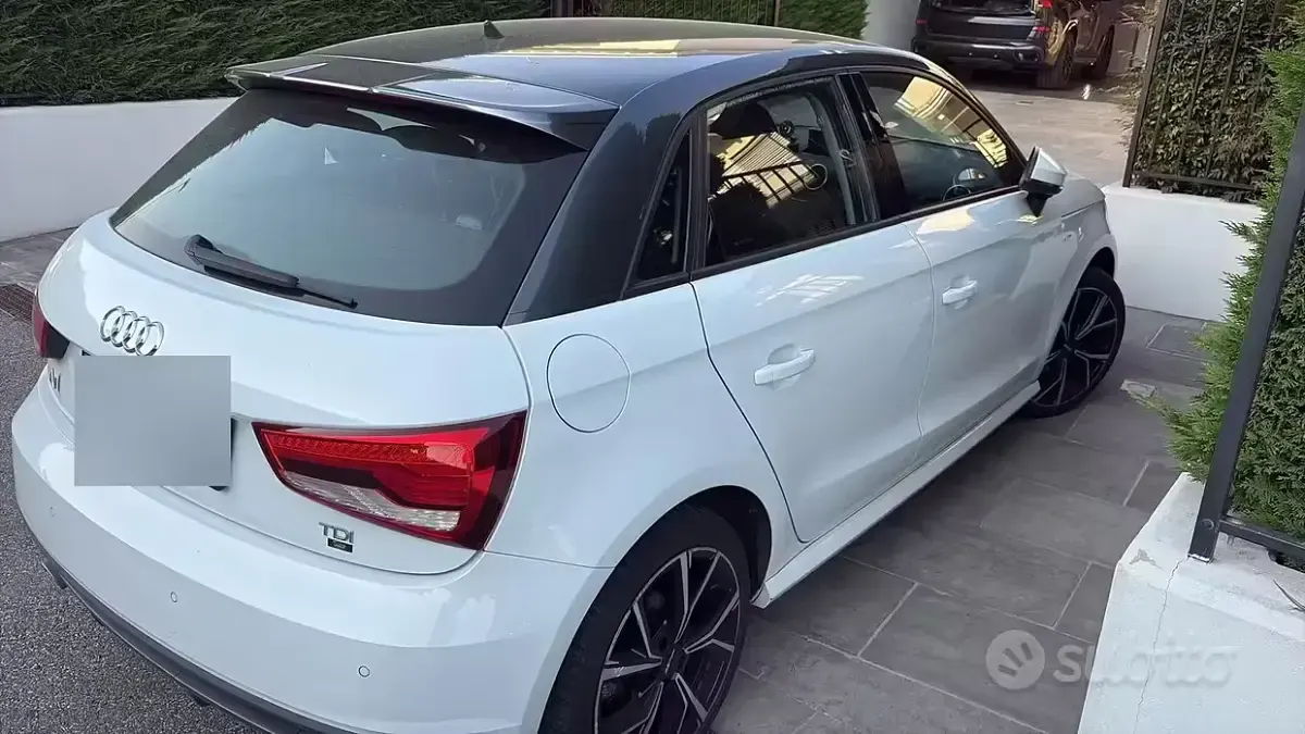Usata Audi A1 90 CV (66 kW) 2018 Bianco Utilitaria