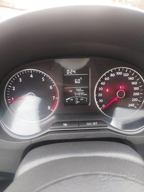 Usata VW Polo Comfortline 70 CV (51 kW) 2014 Bianco Utilitaria