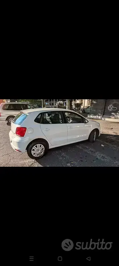Usata VW Polo 85 CV (62 kW) 2015 Bianco Berlina