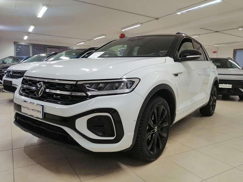 Usata VW T-Roc R 110 CV (80 kW) 2022 Pure white tetto nero SUV
