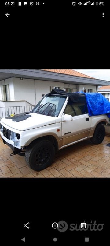 Usata Suzuki Vitara 75 CV (55 kW) 1989 Bianco SUV