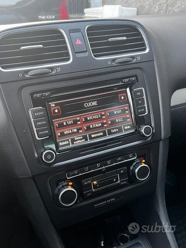 Usata VW Golf VI 110 CV (80 kW) 2009 Grigio Utilitaria