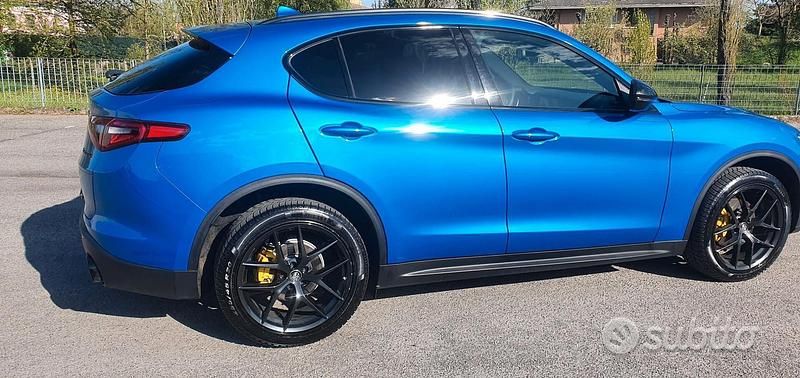 Usata Alfa Romeo Stelvio Tech Edition 190 CV (139 kW) 2019 Blu SUV