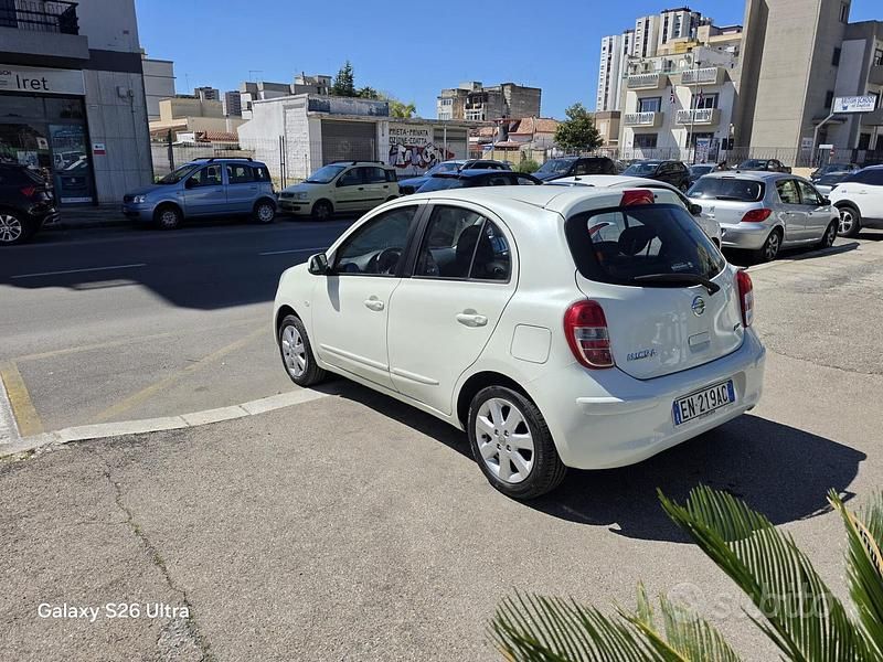 Usata Nissan Micra Acenta 80 CV (58 kW) 2012 Bianco Utilitaria