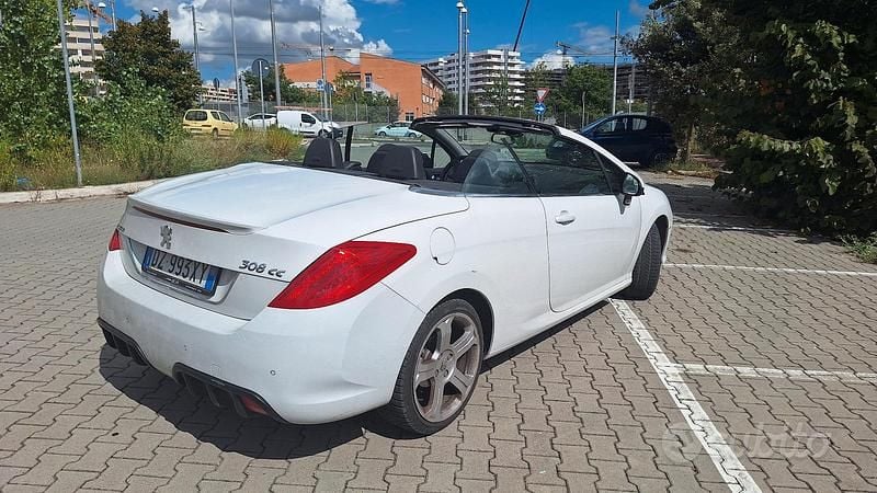 Usata Peugeot 308 CC 120 CV (88 kW) 2010 Bianco Cabrio