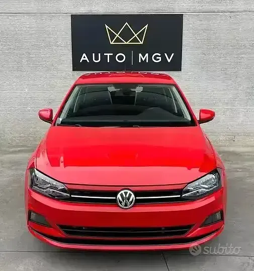 Usata VW Polo Highline 95 CV (69 kW) 2019 Rosso Utilitaria