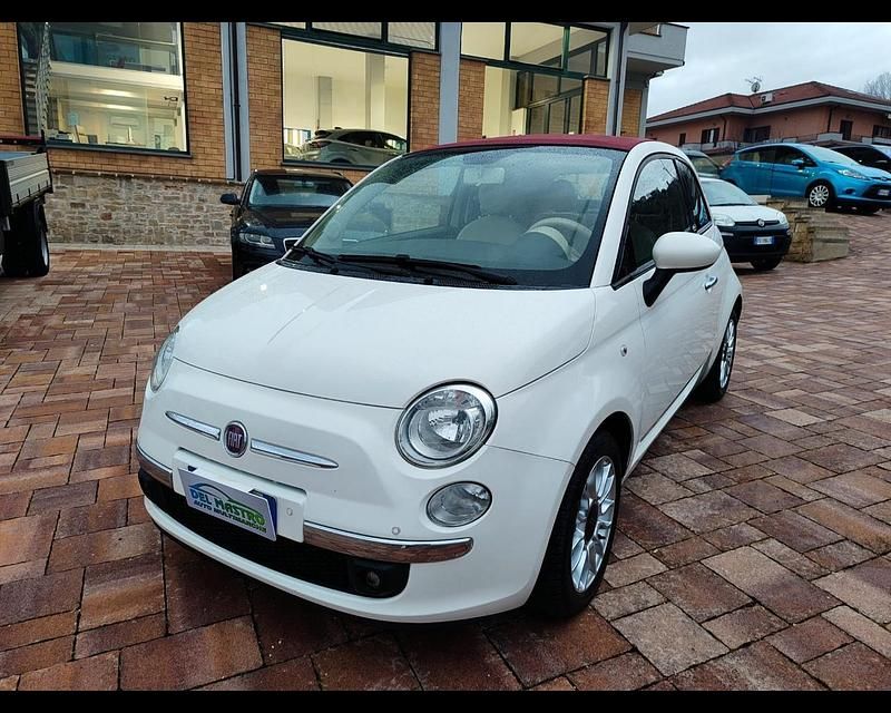 Usata Fiat 500C Lounge 69 CV (50 kW) 2014 Bianco Cabrio