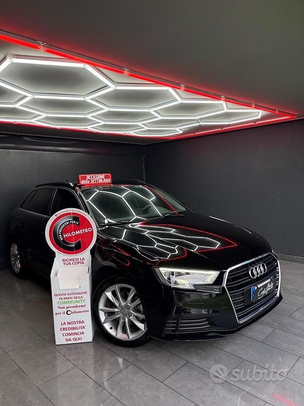 Usata Audi A3 Design 110 CV (80 kW) 2017 Nero Berlina