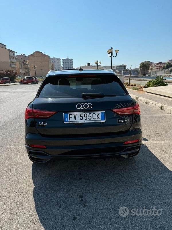 Usata Audi Q3 S-Line 150 CV (110 kW) 2019 Nero SUV
