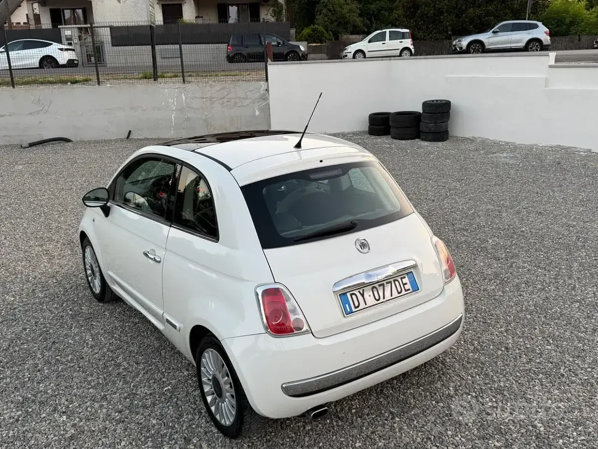 Usata Fiat 500 Pop 69 CV (50 kW) 2009 Bianco Cabrio
