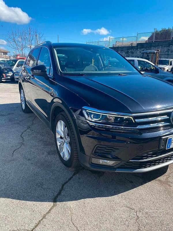 Usata VW Tiguan Style 150 CV (110 kW) 2018 Nero SUV