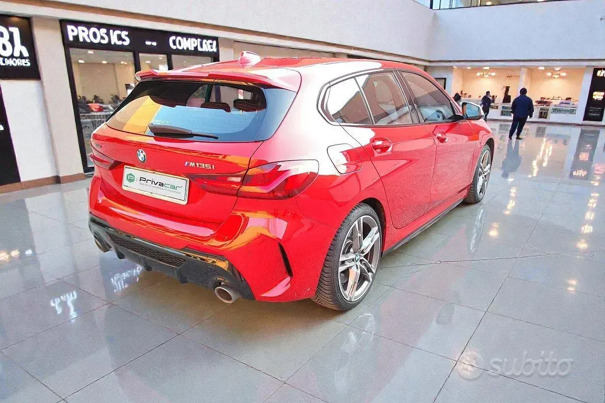 Usata BMW M135 Efficient Dynamics 306 CV (225 kW) 2019 Rosso Utilitaria