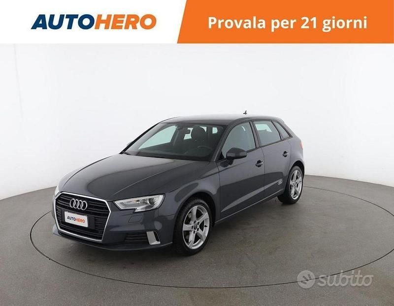 Usata Audi A3 Sport 116 CV (85 kW) 2018 Grigio Berlina