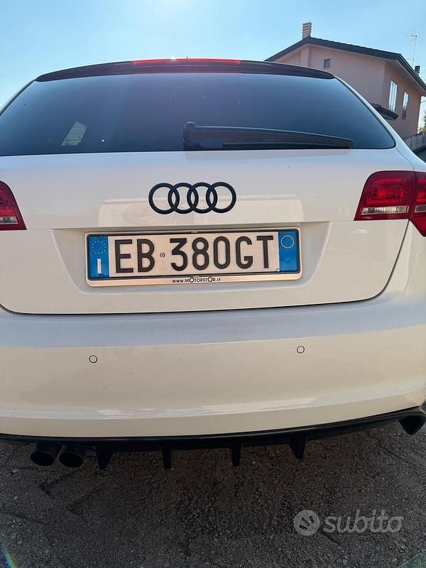 Usata Audi A3 Attraction 170 CV (125 kW) 2010 Bianco Utilitaria