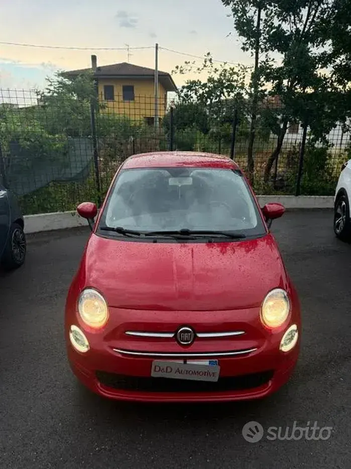 Usata Fiat 500 69 CV (50 kW) 2019 Rosso metallizzato Utilitaria