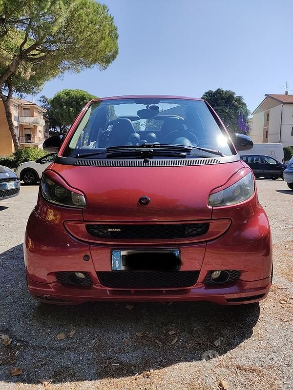 Usata Smart ForTwo Cabrio Brabus 98 CV (72 kW) 2008 Rosso Cabrio