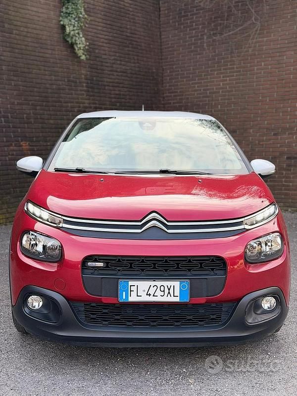 Usata Citroën C3 PureTech 82 CV (60 kW) 2017 Rosso Berlina