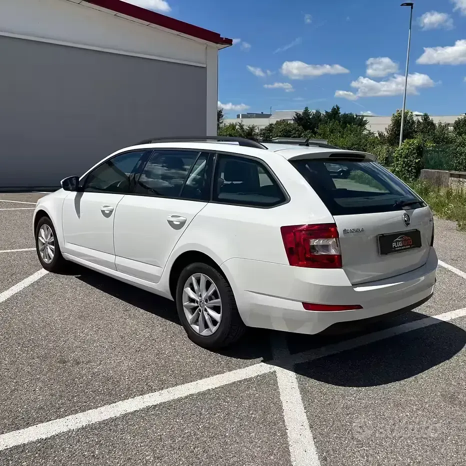 Usata Skoda Octavia Elegance 105 CV (77 kW) 2014 Bianco Station wagon