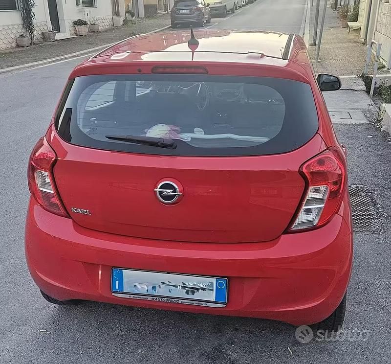 Usata Opel Karl 75 CV (55 kW) 2016 Rosso Utilitaria