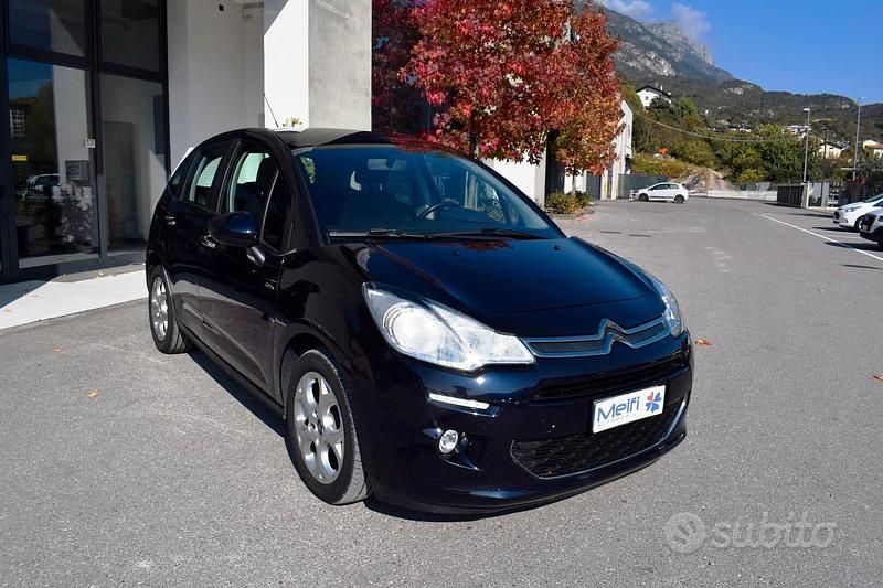 Usata Citroën C3 Exclusive 70 CV (51 kW) 2014 Blu Utilitaria