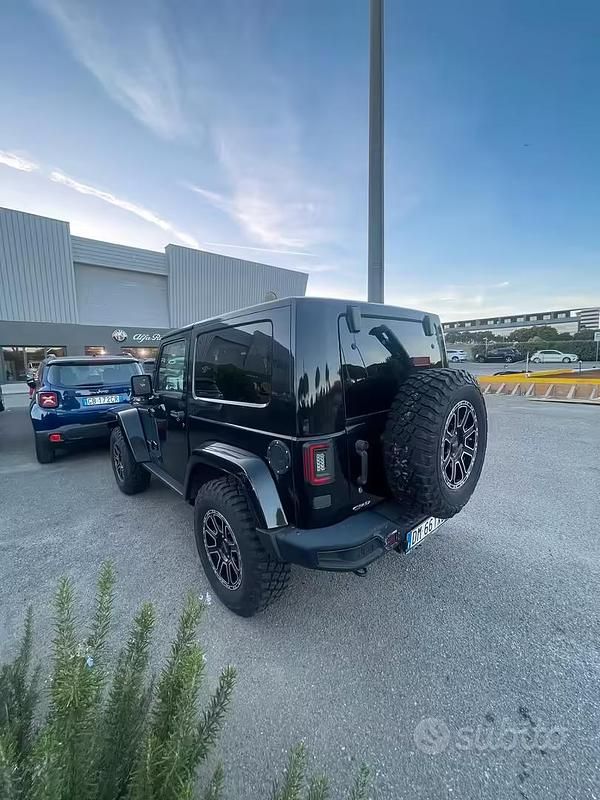 Usata Jeep Wrangler Rubicon 177 CV (130 kW) 2008 Nero SUV