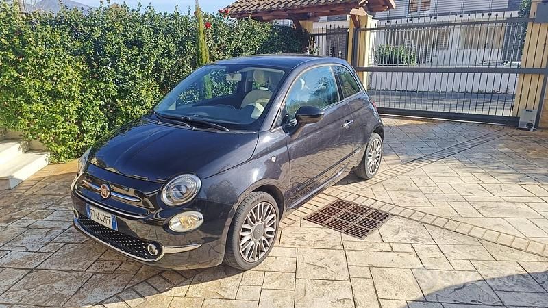 Usata Fiat 500 Lounge 69 CV (50 kW) 2015 Nero Utilitaria