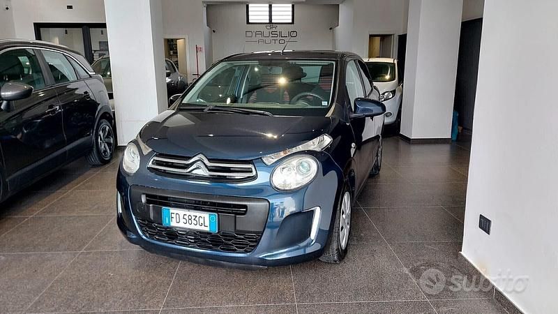 Blu/azzurro Usata 2016 Citroën C1 Shine Due volumi | 6599 € (Buon prezzo) - Immagine 1/4