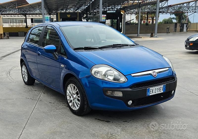 Usata Fiat Punto Evo S 75 CV (55 kW) 2011 Blu Utilitaria
