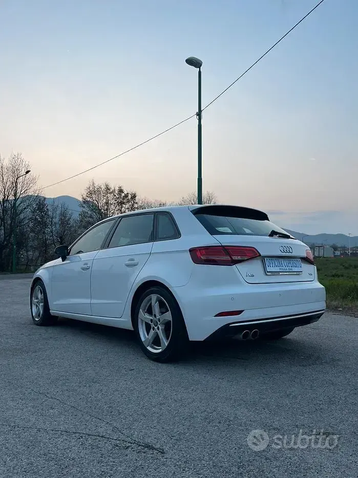 Begagnad Audi A3 Sportback Sport 150 HK (110 kW) 2016 Vit Halvkombi