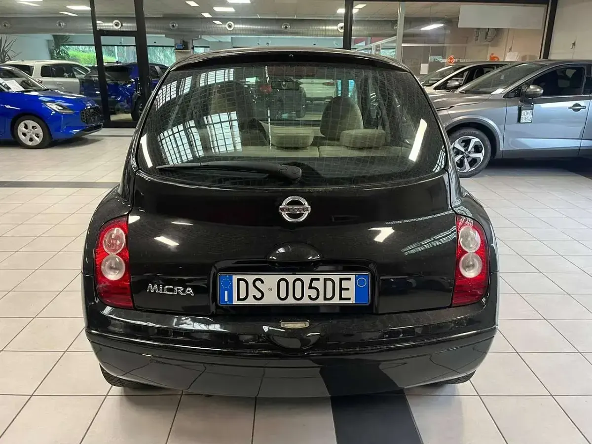 Usata Nissan Micra Acenta 80 CV (58 kW) 2008 Nero Berlina