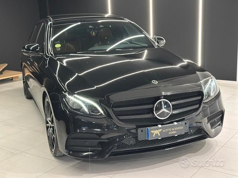 Usata Mercedes E220 Premium Plus 194 CV (142 kW) 2019 Nero Berlina