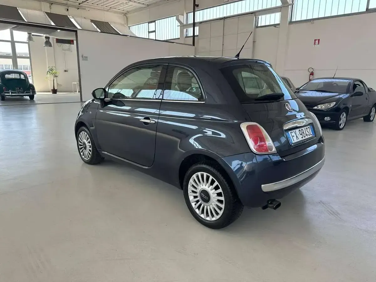 Usata Fiat 500 Lounge 75 CV (55 kW) 2008 Blu/azzurro Utilitaria