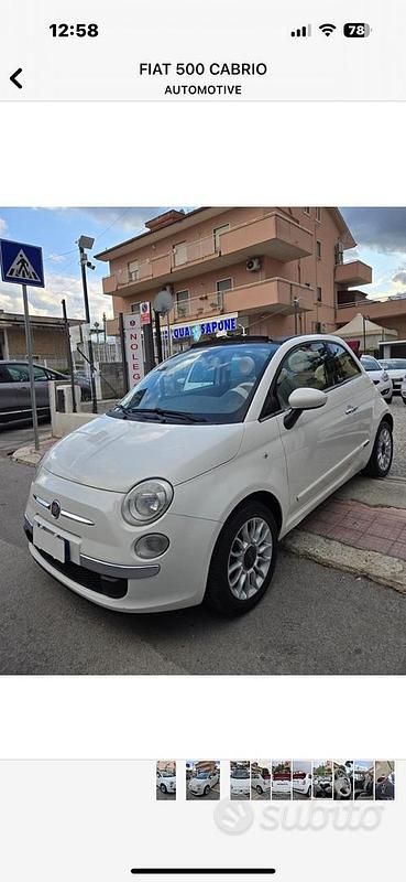 Usata Fiat 500C 95 CV (69 kW) 2011 Cabrio