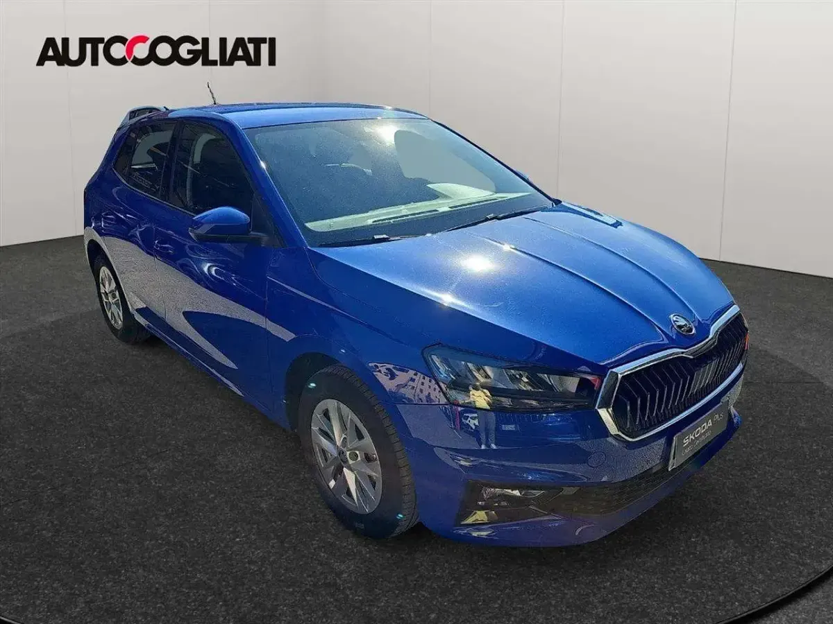 Usata Skoda Fabia Ambition 80 CV (58 kW) 2023 Blu/azzurro Utilitaria
