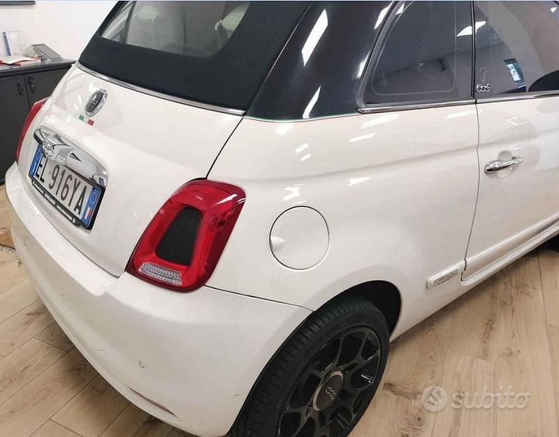 Usata Fiat 500 69 CV (50 kW) 2012 Bianco Cabrio