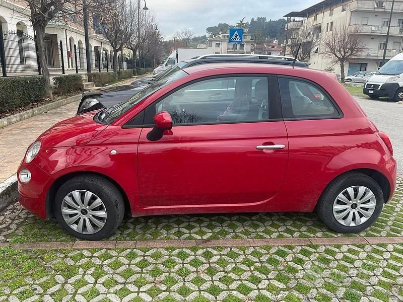 Usata Fiat 500 85 CV (62 kW) 2018 Rosso Utilitaria