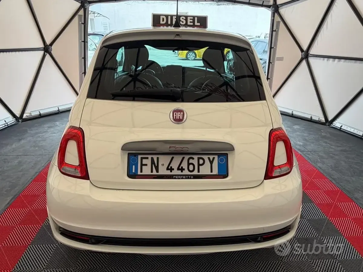 Usata Fiat 500 S 95 CV (69 kW) 2018 Bianco Berlina