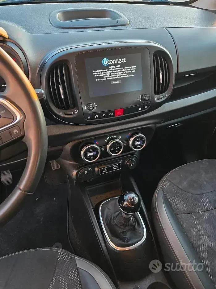 Usata Fiat 500L Cross 95 CV (69 kW) 2021 Bianco Monovolume