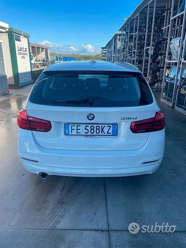 Usata BMW 316 Efficient Dynamics 116 CV (85 kW) 2016 Bianco Berlina