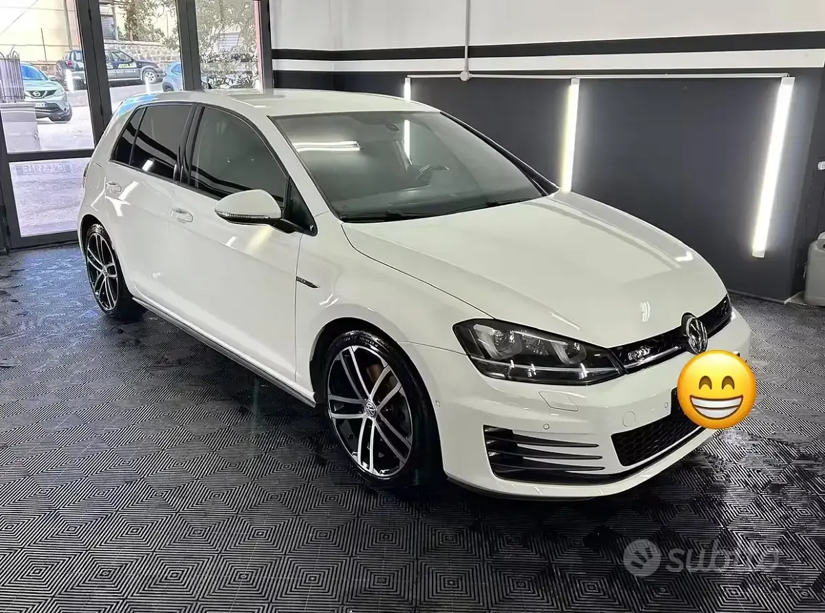 Usata VW Golf VII GTD 184 CV (135 kW) 2014 Bianco Berlina