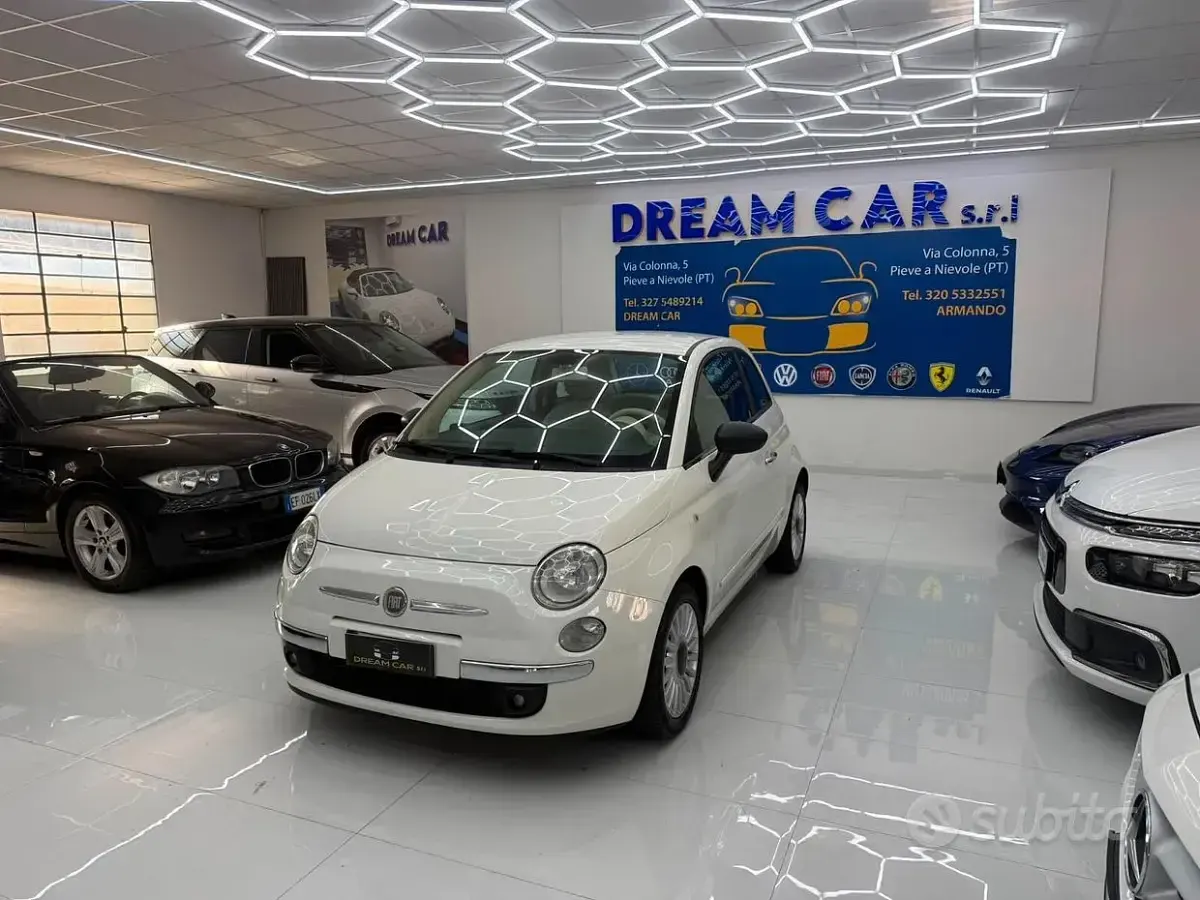 Usata Fiat 500 95 CV (69 kW) 2012 Bianco Berlina