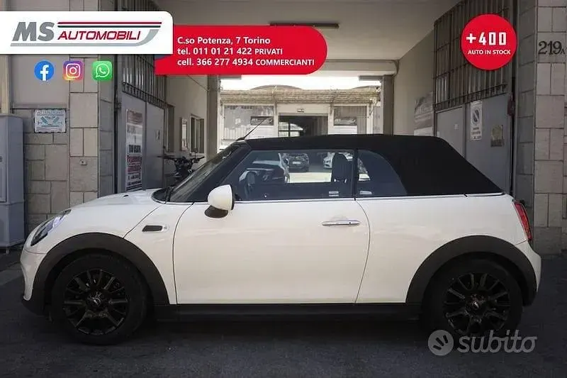 Usata Mini One Cabriolet Hype 102 CV (75 kW) 2019 Beige Cabrio