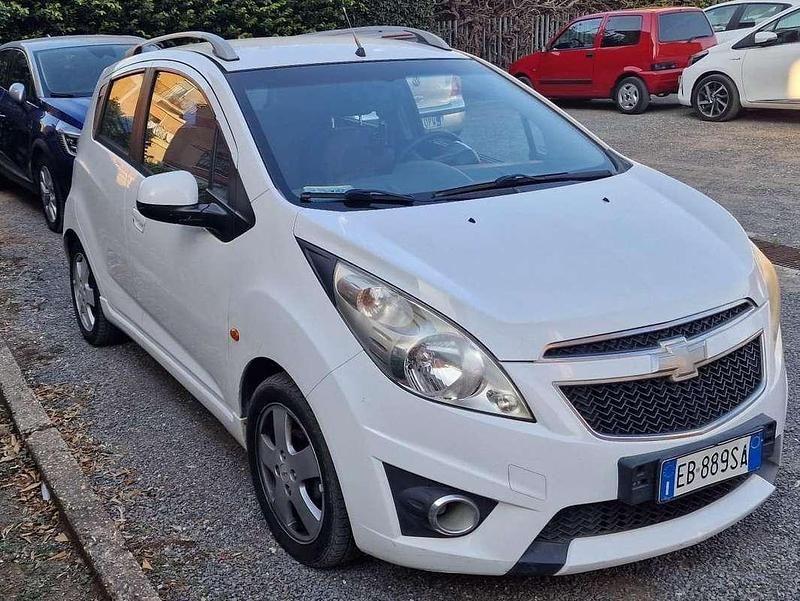 Usata Chevrolet Spark LS 82 CV (60 kW) 2010 Bianco Utilitaria